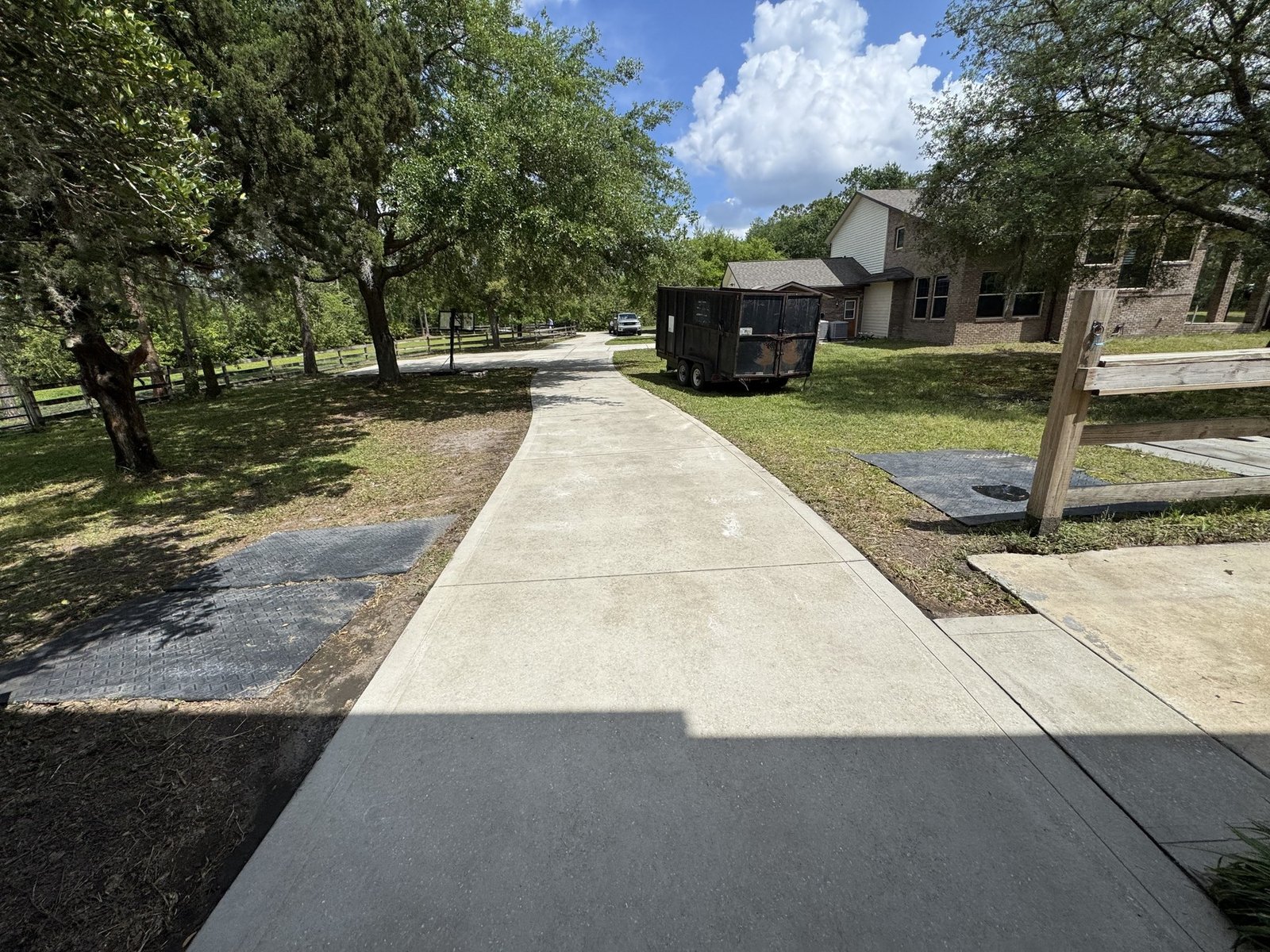 Before pressure washing photo for Project 12