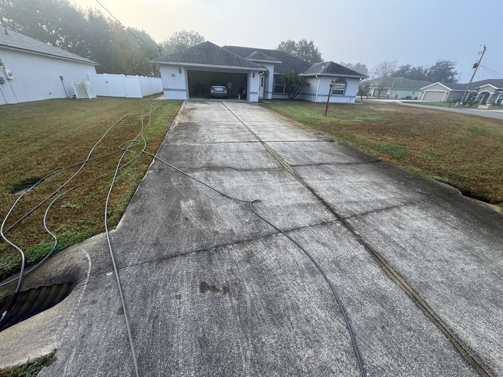 Before pressure washing photo for Project 17