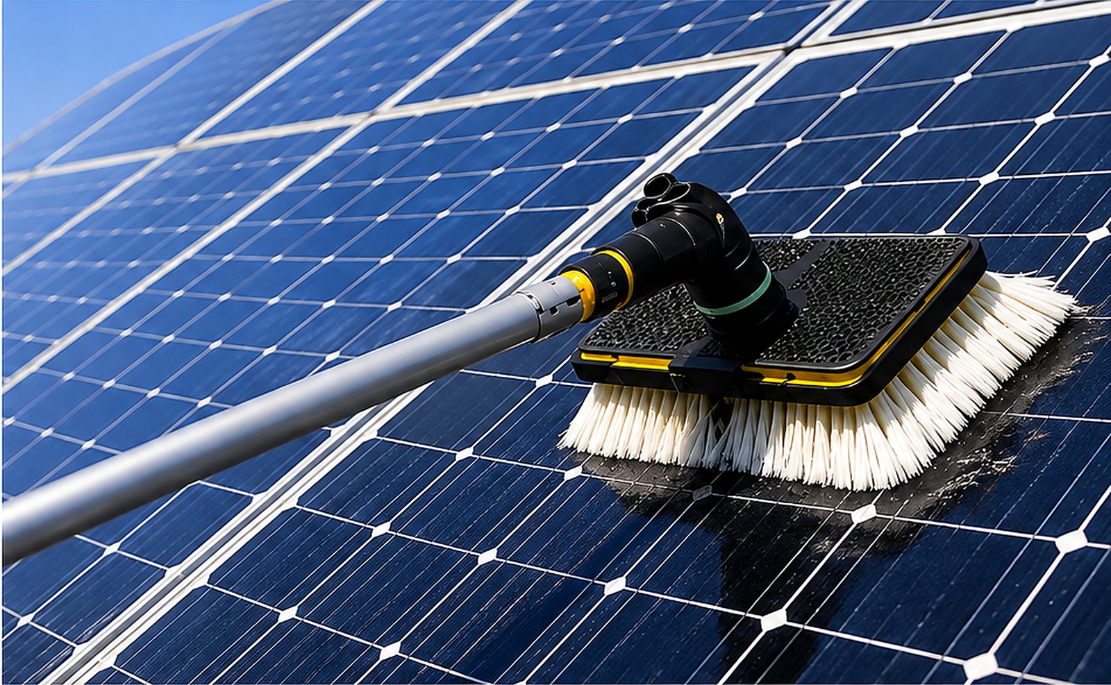 Solar Panel Cleaning service by Sunshine Pressure Washing